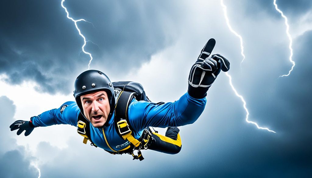 skydiving safety in various weather conditions